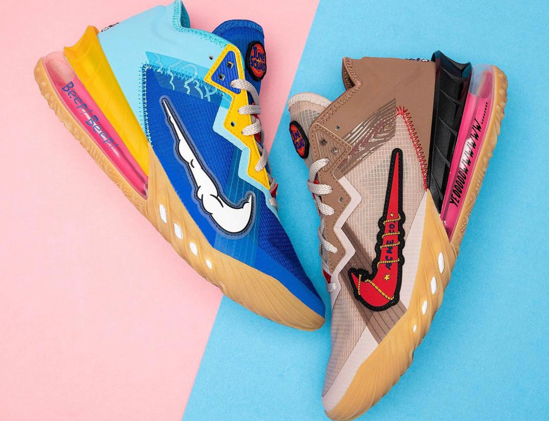Nike Lebron 18 Low Space Jam 2 Wile E. vs Roadrunner Basketball